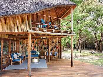 Leroo la Tau Lodge: Loungeecke