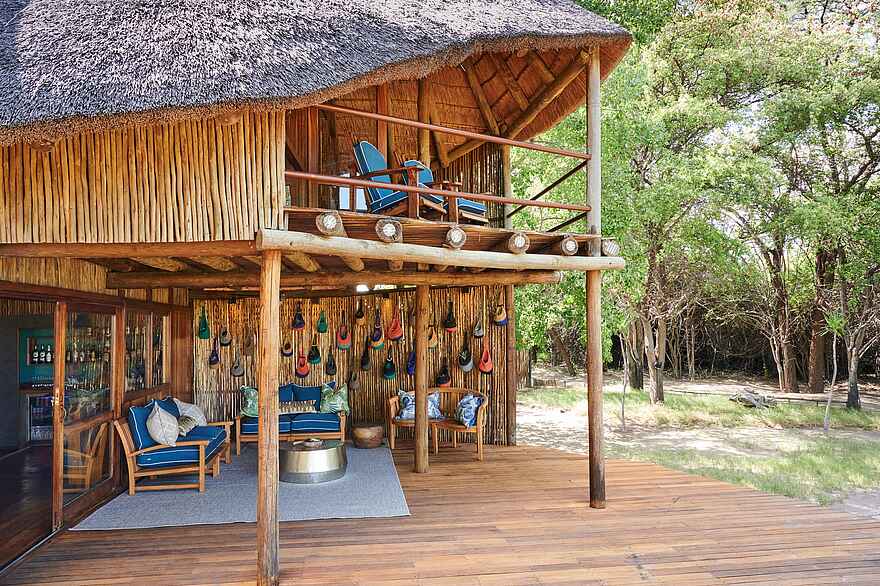 Leroo la Tau Lodge: Loungeecke Leroo la Tau Lodge: Loungeecke