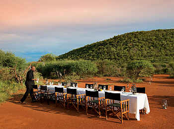 Madikwe Safari Lodge Lelapa: Buschdinner