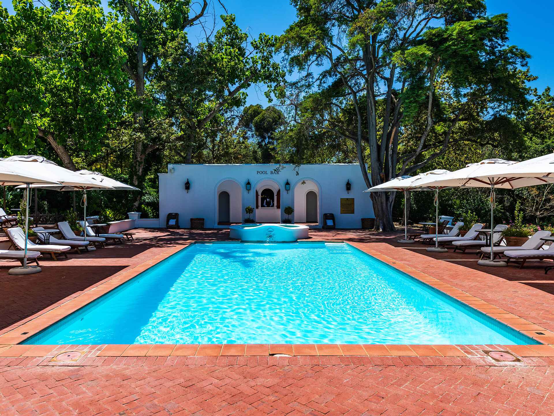 The Lanzerac: Der Pool