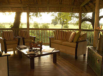 Sabi Sabi Selati Camp: Die Veranda mit Blick Sabi Sabi Selati Camp: Die Veranda mit Blick