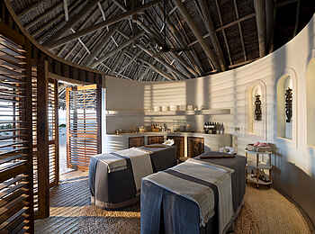 andBeyond Mnemba Island Lodge: Der Massageraum im Spa
