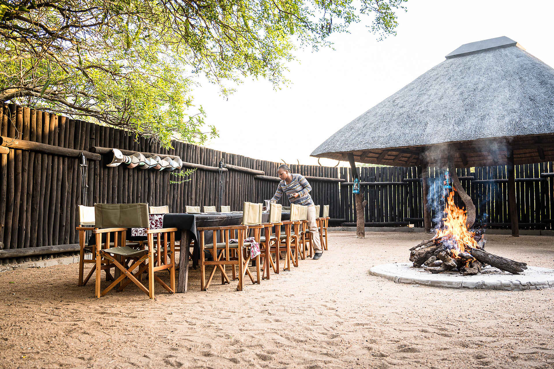 Kambaku Safari Lodge Südafrika: Die Boma