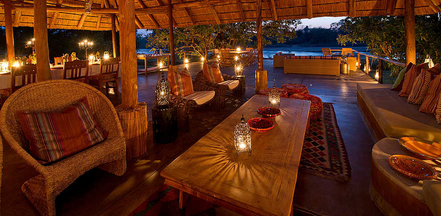 Kapamba Bushcamp: Lounge Kapamba Bushcamp: Lounge