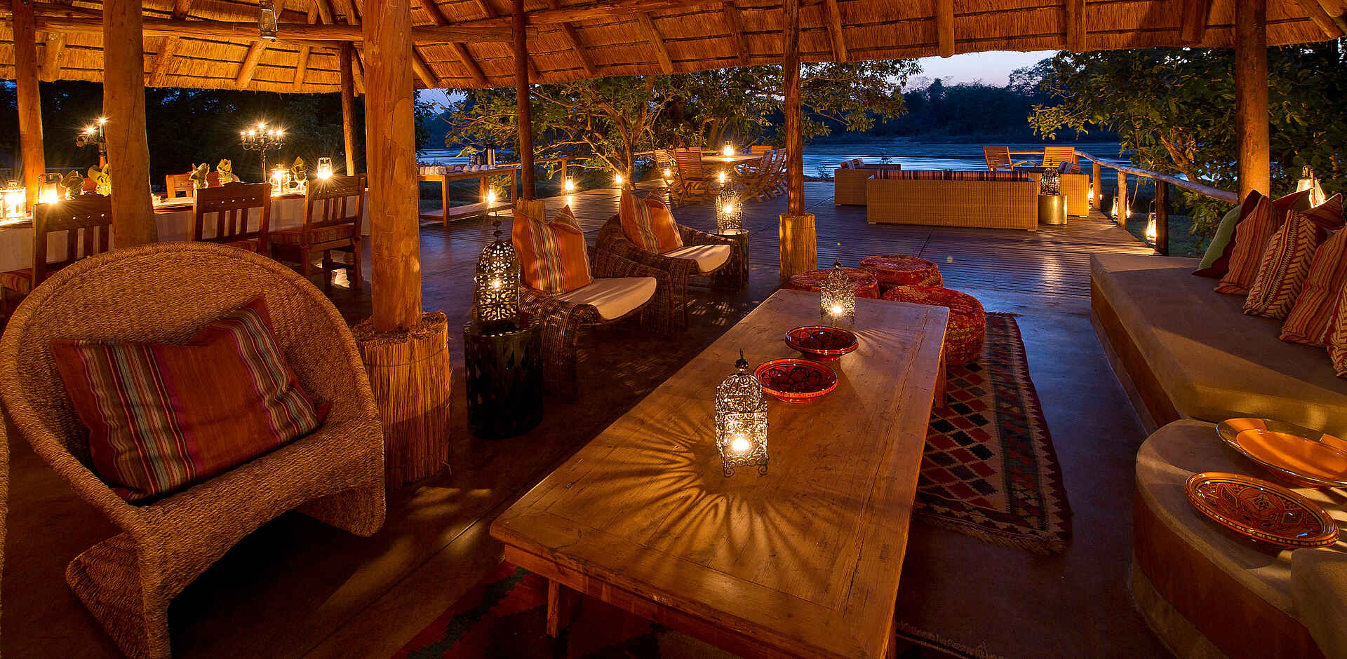 Kapamba Bushcamp: Lounge Kapamba Bushcamp: Lounge