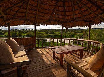 Laikipia Wilderness Palm Camp: Aussichtsplattform Laikipia Wilderness Palm Camp: Aussichtsplattform
