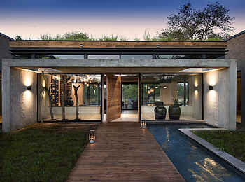 Lion Sands Ivory Lodge: Eingang der Villa