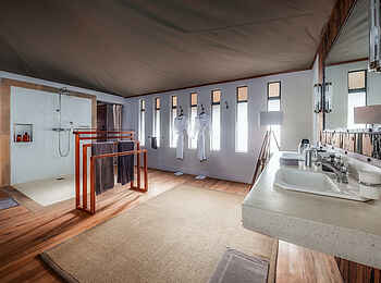 Loisaba Lodo Springs: Badezimmer