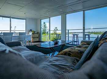 Okavango Spirit: In der Lounge Okavango Spirit: In der Lounge