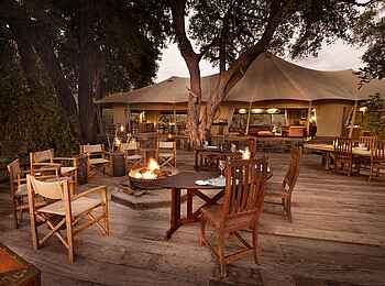 Zarafa Camp: An der Feuerstelle