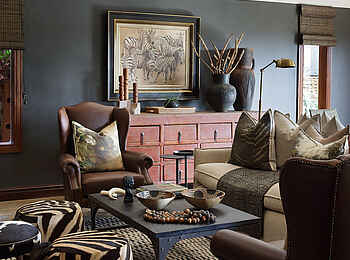 MalaMala Sable Camp: Stilvolle Lounge