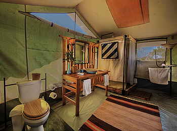 Porini Lion Camp: En-Suite Badezimmer Porini Lion Camp: En-Suite Badezimmer