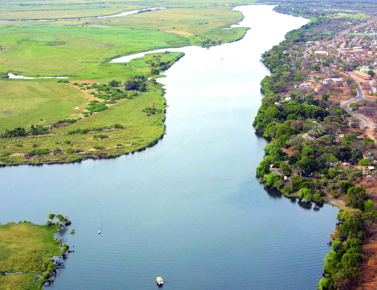 Chobe Safari Lodge: Luftbild Chobe Safari Lodge: Luftbild