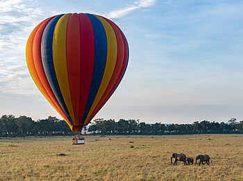 Governor´s Camp: Heißluftballon