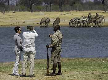 Little Makalolo Camp: Am Wasserloch Little Makalolo Camp: Am Wasserloch