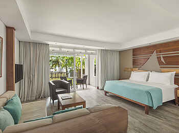 Shandrani Beachcomber Resort and Spa: Deluxe Room Bett Shandrani Beachcomber Resort and Spa: Deluxe Room Bett