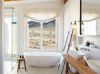 Simbavati Cederberg Ridge Lodge: Das Badezimmer einer Luxury Suite Simbavati Cederberg Ridge Lodge: Das Badezimmer einer Luxury Suite