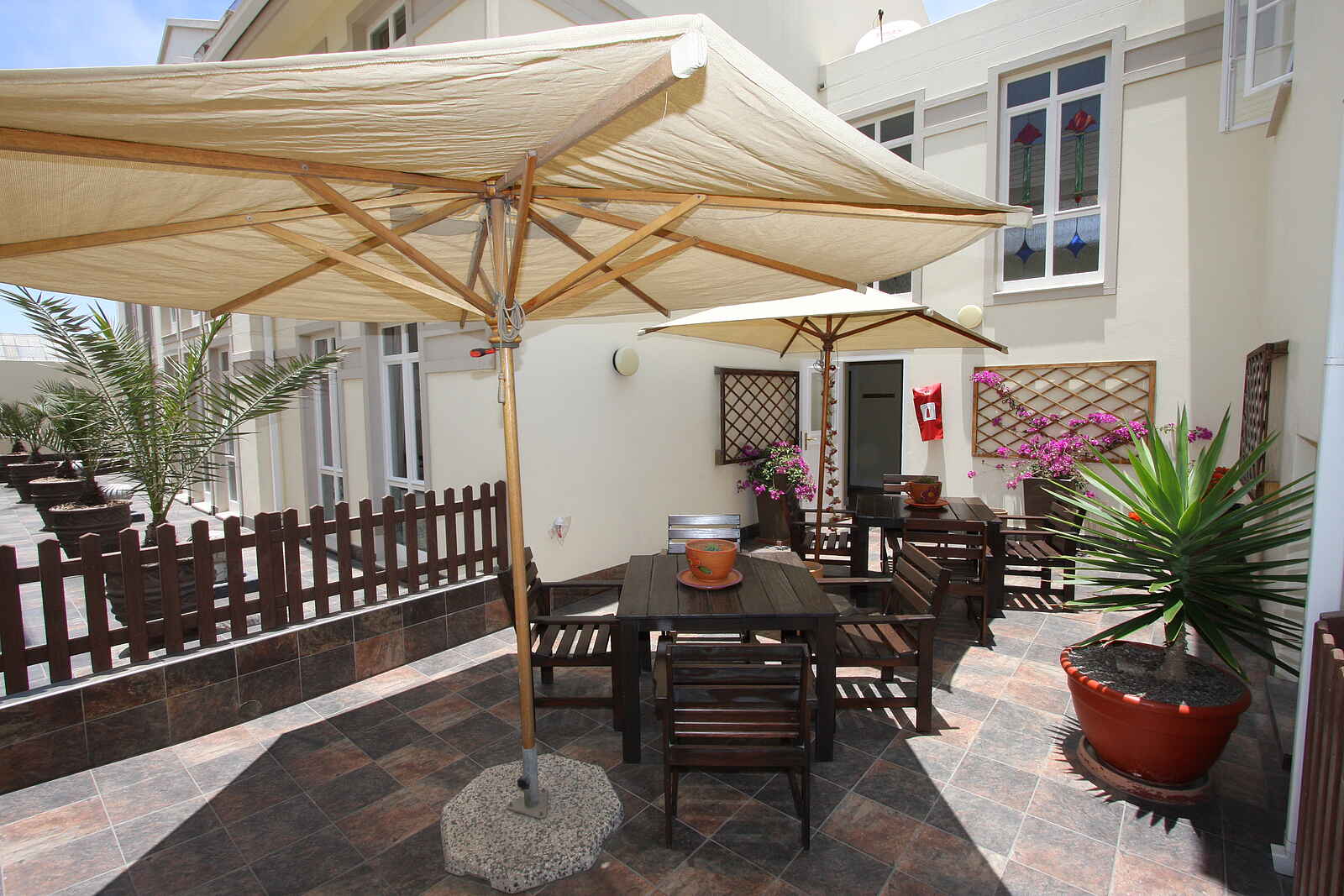 Hotel Eberwein: Terrasse Hotel Eberwein: Terrasse