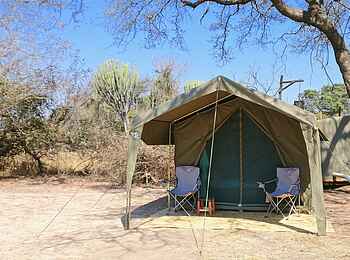 Ntemwa Busanga Bushcamp: Exterieur eines Zeltes