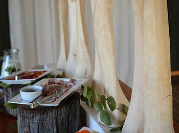 Simbavati Hilltop Lodge: Essen