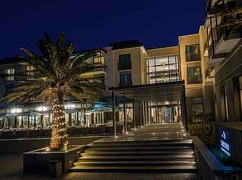 Strand Hotel Swakopmund: Aufgang zur Hotel-Lobby Strand Hotel Swakopmund: Aufgang zur Hotel-Lobby