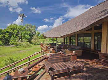 Katuma Bush Lodge: Das Sonnenbett der Sable Suite