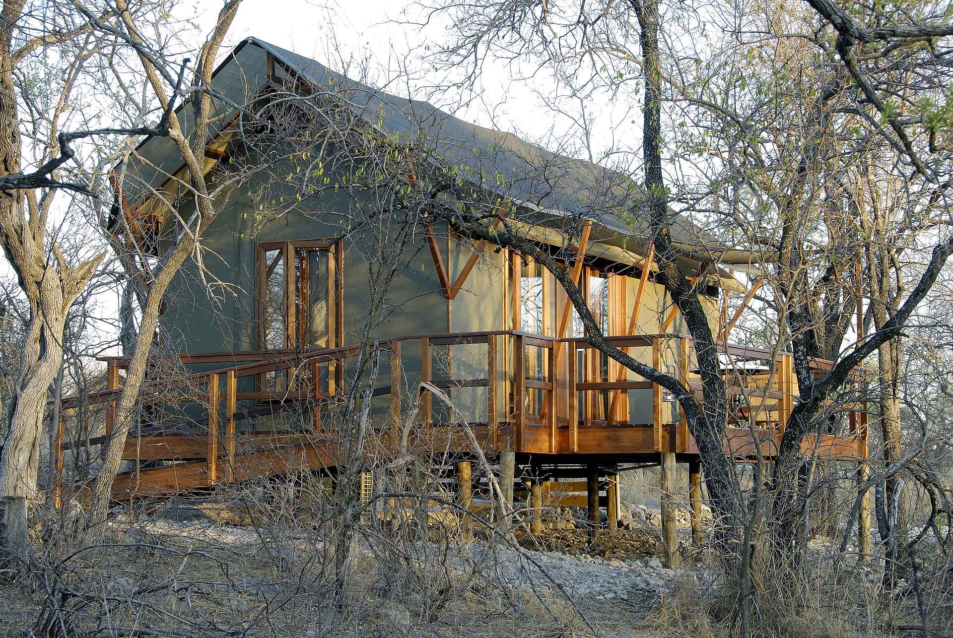 Mushara Outpost: Aufgang und private Veranda