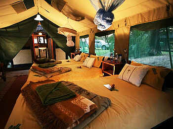 Ndhovu Safari Lodge: Familienzelt Ndhovu Safari Lodge: Familienzelt