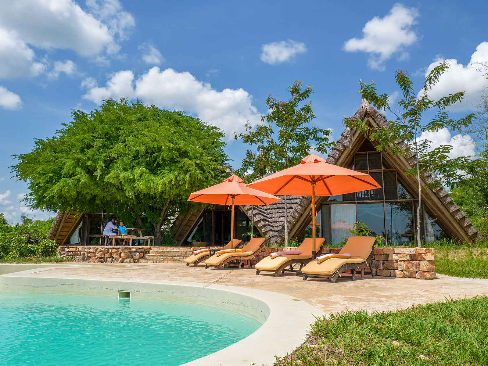 Nile Safari Lodge: Familienvilla mit Pool Nile Safari Lodge: Familienvilla mit Pool