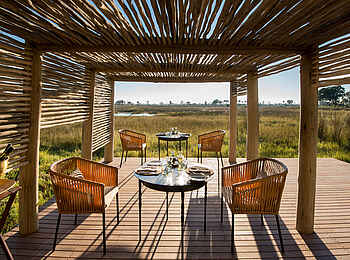 Nxabega Okavango Tented Camp: Ausblick