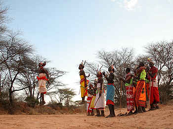 Saruni Samburu: Tanzaufführung