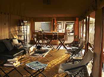 Singita Explore Mobile Tented Camp: Main Area Singita Explore Mobile Tented Camp: Main Area