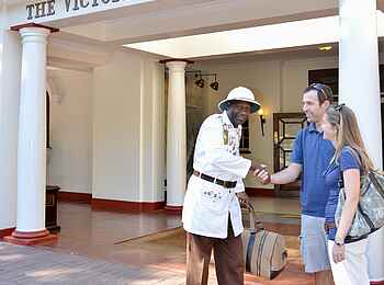 Victoria Falls Hotel: Page in Uniform