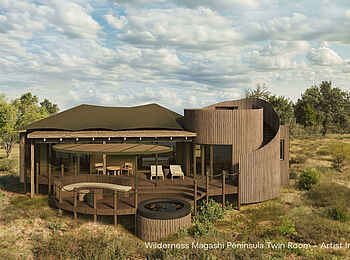 Wilderness Magashi Peninsula: Blick auf eine Gästeunterkunft