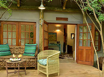 Chobe Bakwena Lodge: Rezeptionsbereich