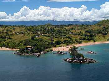 Kaya Mawa: Luftbild von Süden