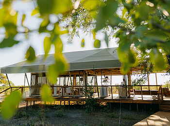 Wilderness Mokete Camp: Blick auf den Zentralbereich