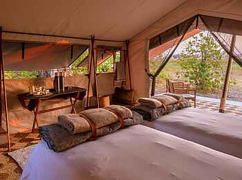 Camp Maru: Schlafzelt