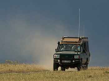 Mara Bush Camp: Ein Game Drive Vehicle Mara Bush Camp: Ein Game Drive Vehicle