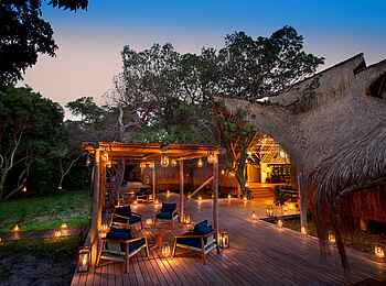 andBeyond Benguerra Island: Loungeterrasse des Gästebereichs