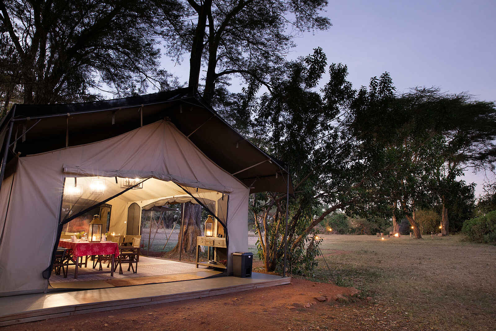 Basecamp Adventure: Blick auf den Zentralbereich Basecamp Adventure: Blick auf den Zentralbereich