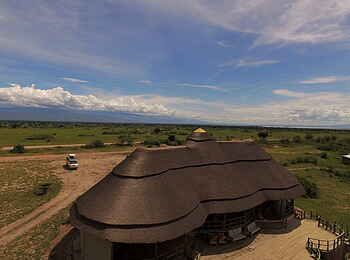 Kasenyi Safari Camp: Luftbild