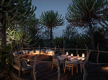 Mashatu Euphorbia Villas: Dinner