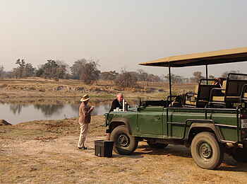 Musekese Camp: Game Drive Vehicle Musekese Camp: Game Drive Vehicle