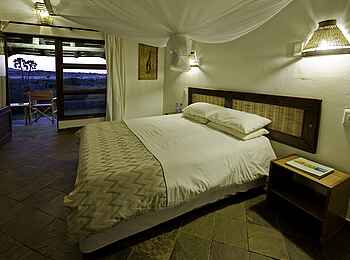 Palmwag Lodge: Bungalow von innen