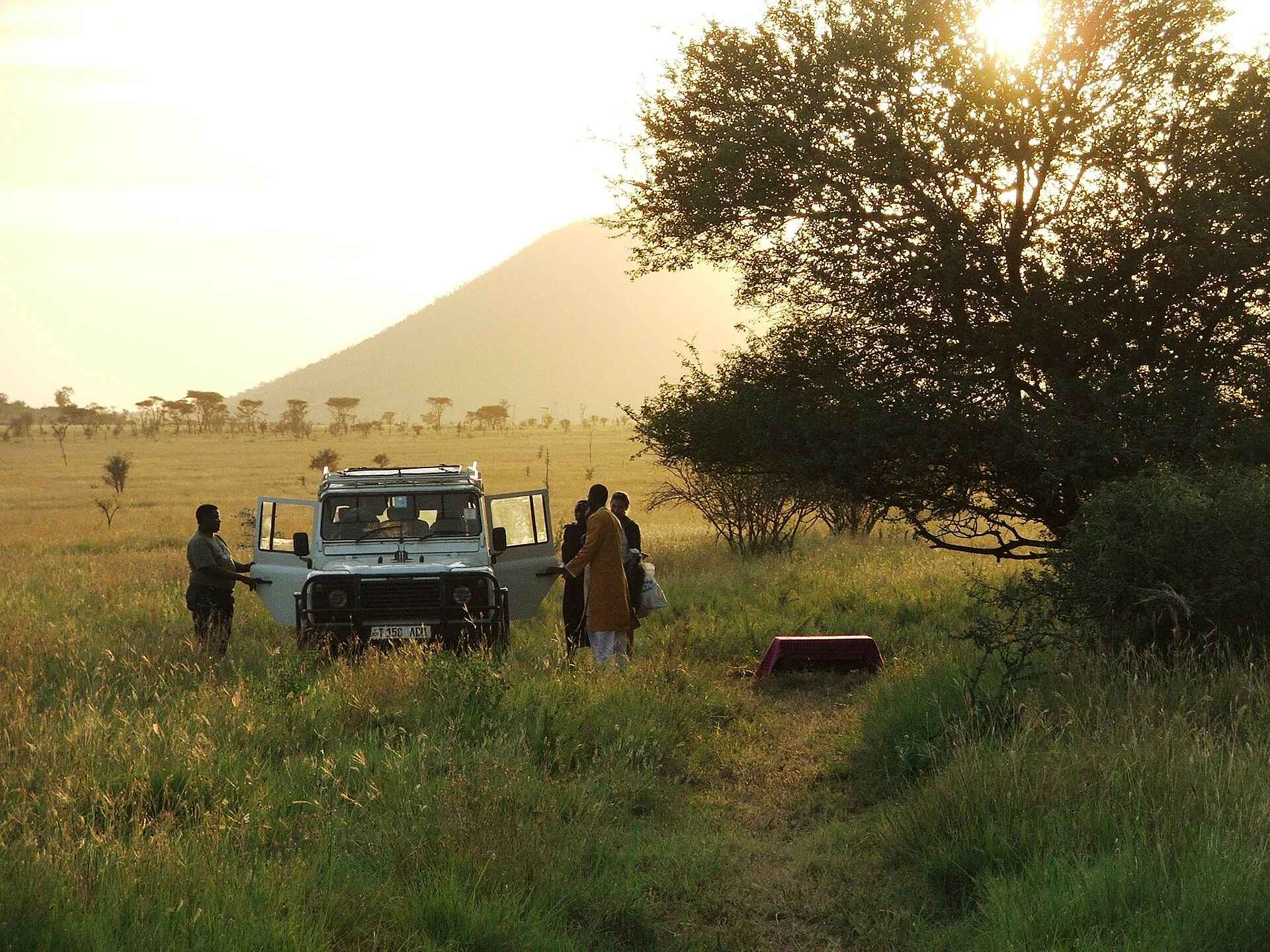 Ronjo Camp: Buschfrühstück Ronjo Camp, Serengeti, Tanganyika Expeditions, Aktivitäten, Buschfrühstück, Game Drive, Afrikarma, Afrikarma Safaris, Afrikarma Safaris - Wildnis. Hautnah., Afrikarma.de