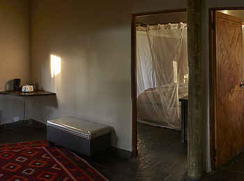 Thamalakane River Lodge: Familiensuite Blick in die Schlafzimmer