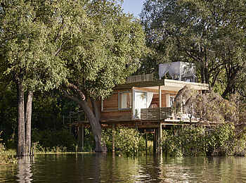 Victoria Falls River Lodge - Island Treehouse Suites: Das Starbed Treehouse Victoria Falls River Lodge - Island Treehouse Suites: Das Starbed Treehouse