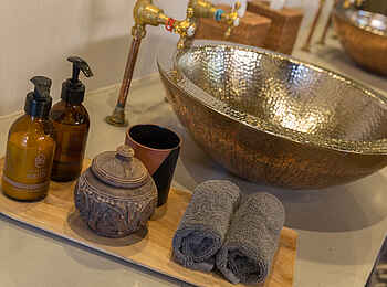 MalaMala Sable Camp: Waschbecken im Gästebad