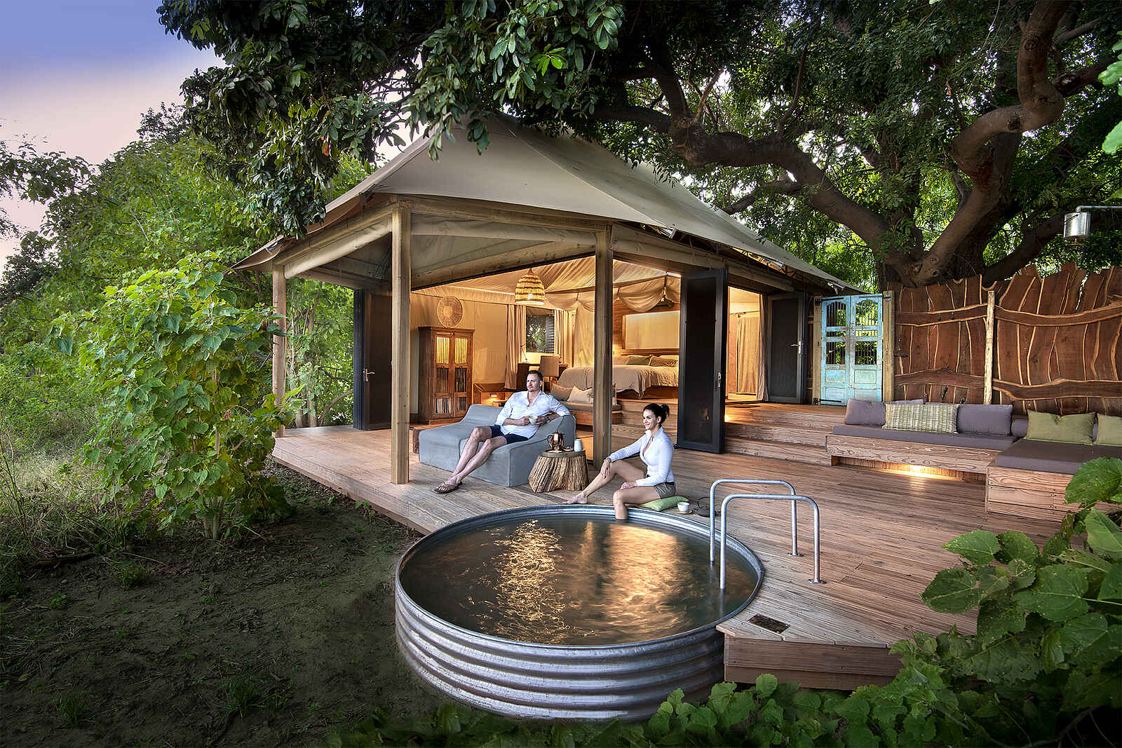 Nyamatusi Camp: Privater Pool Nyamatusi Camp: Privater Pool